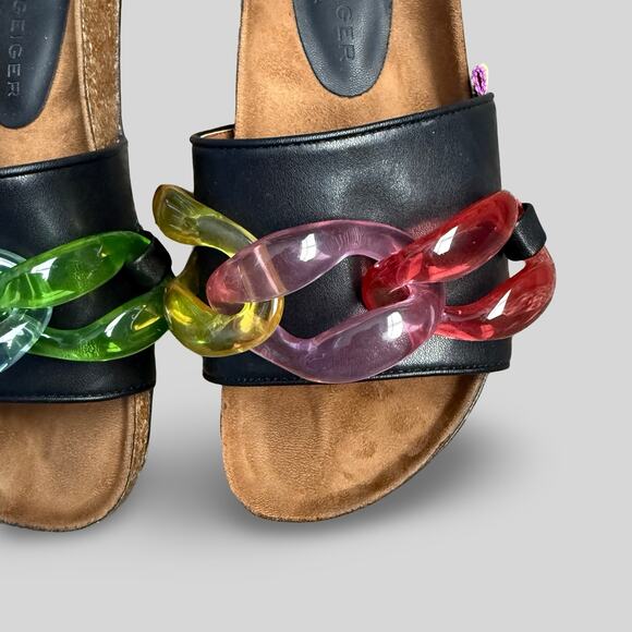 Kurt Geiger London Ozark Chain Slides - Picture 4 of 7